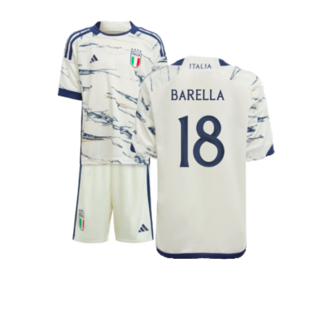 2023-2024 Italy Away Mini Kit (BARELLA 18)