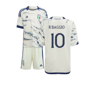 2023-2024 Italy Away Mini Kit (R BAGGIO 10)