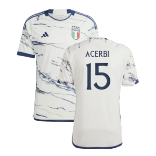 2023-2024 Italy Away Shirt (ACERBI 15)