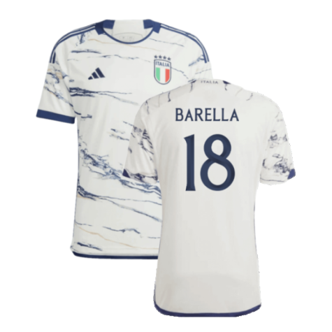 2023-2024 Italy Away Shirt (BARELLA 18)