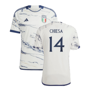 2023-2024 Italy Away Shirt (CHIESA 14)