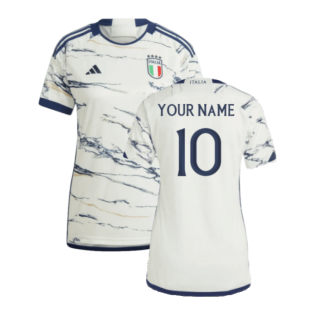 2023-2024 Italy Away Shirt (Ladies) (Your Name)
