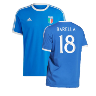 2023-2024 Italy DNA 3S Tee (Blue) (BARELLA 18)