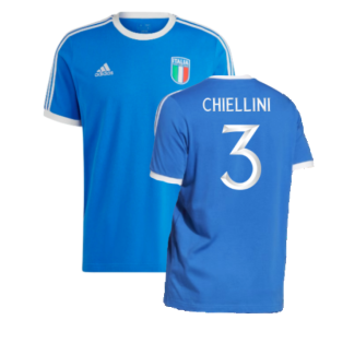 2023-2024 Italy DNA 3S Tee (Blue) (CHIELLINI 3)