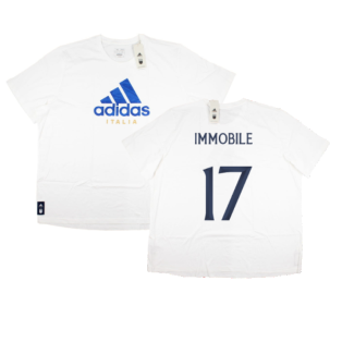 2023-2024 Italy DNA Graphic Tee (White) (IMMOBILE 17)