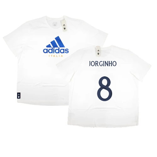 2023-2024 Italy DNA Graphic Tee (White) (JORGINHO 8)