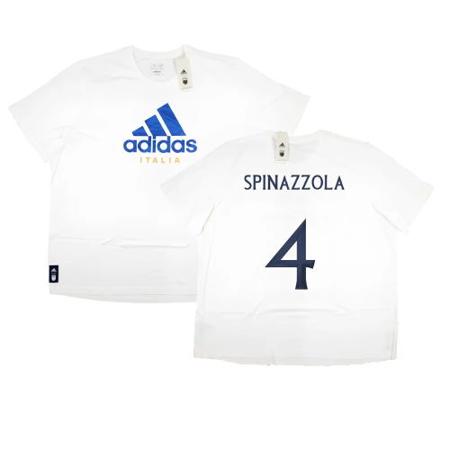 2023-2024 Italy DNA Graphic Tee (White) (SPINAZZOLA 4)