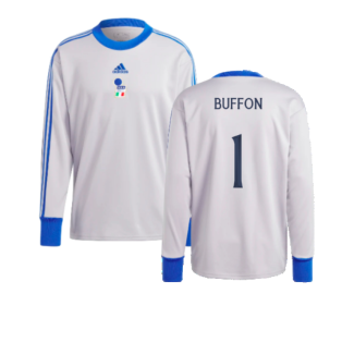2023-2024 Italy Goalkeeper Icon Jersey (Grey) (Buffon 1)