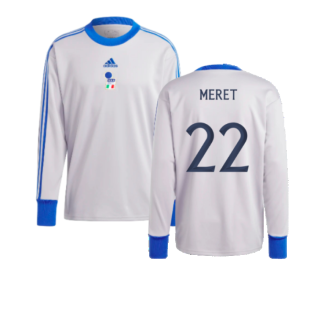2023-2024 Italy Goalkeeper Icon Jersey (Grey) (Meret 22)