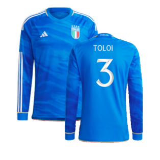 2023-2024 Italy Home Long Sleeve Shirt (TOLOI 3)