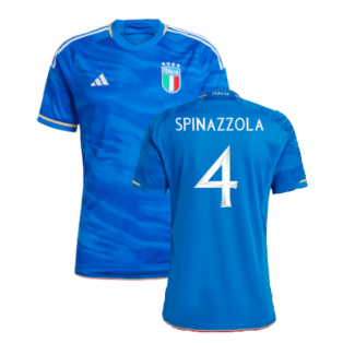 2023-2024 Italy Home Shirt (SPINAZZOLA 4)