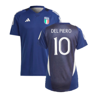2023-2024 Italy Tiro Pro Jersey (Dark Blue) (DEL PIERO 10)
