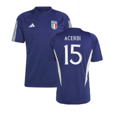 2023-2024 Italy Training Jersey (Dark Blue) (ACERBI 15)