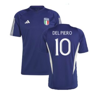 2023-2024 Italy Training Jersey (Dark Blue) (DEL PIERO 10)