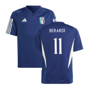 2023-2024 Italy Training Jersey (Dark Blue) - Kids (BERARDI 11)