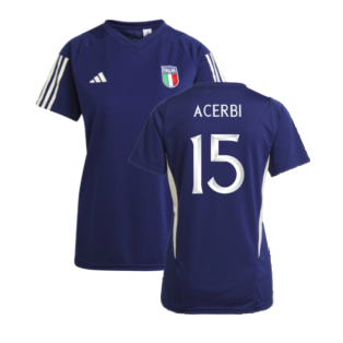 2023-2024 Italy Training Jersey (Dark Blue) - Ladies (ACERBI 15)