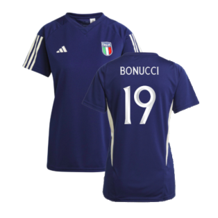 2023-2024 Italy Training Jersey (Dark Blue) - Ladies (BONUCCI 19)