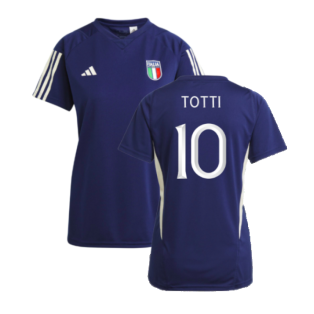 2023-2024 Italy Training Jersey (Dark Blue) - Ladies (TOTTI 10)
