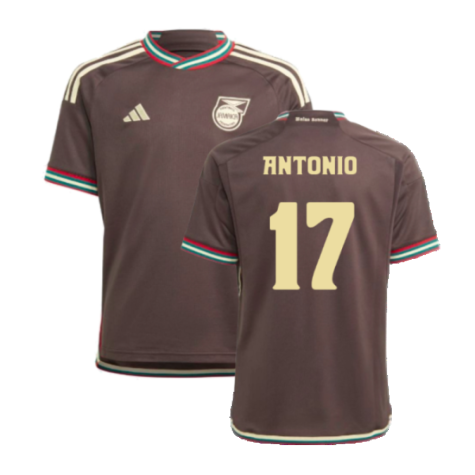 2023-2024 Jamaica Away Shirt (Kids) (ANTONIO 17)