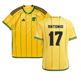 2023-2024 Jamaica Home Shirt (Kids) (ANTONIO 17)