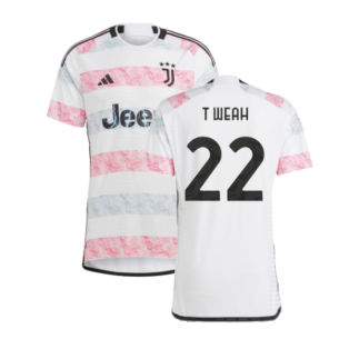 2023-2024 Juventus Authentic Away Shirt (T Weah 22)