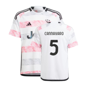 2023-2024 Juventus Away Shirt (Kids) (CANNAVARO 5)