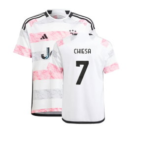 2023-2024 Juventus Away Shirt (Kids) (CHIESA 7)