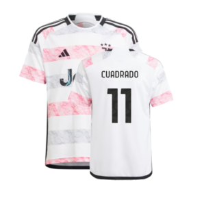 2023-2024 Juventus Away Shirt (Kids) (CUADRADO 11)