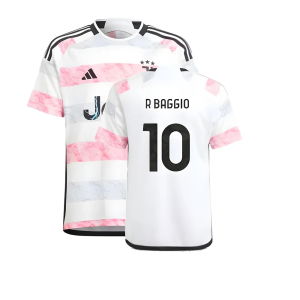 2023-2024 Juventus Away Shirt (Kids) (R BAGGIO 10)