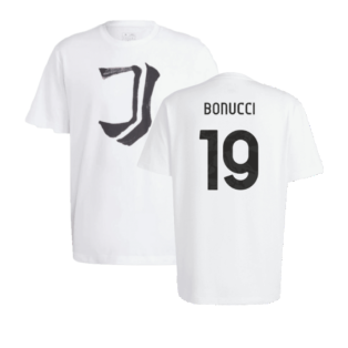2023-2024 Juventus Chinese Story Tee (White) (BONUCCI 19)
