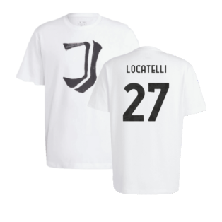 2023-2024 Juventus Chinese Story Tee (White) (LOCATELLI 27)