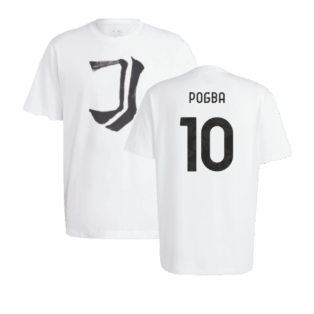 2023-2024 Juventus Chinese Story Tee (White) (POGBA 10)