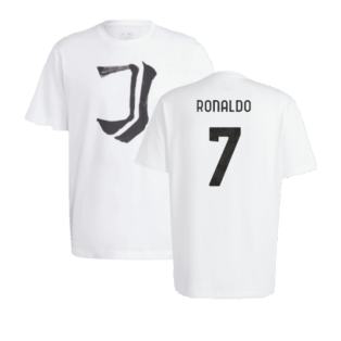 2023-2024 Juventus Chinese Story Tee (White) (RONALDO 7)