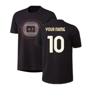 2023-2024 Juventus Graphic T-Shirt (Black)