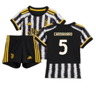 2023-2024 Juventus Home Baby Kit (CANNAVARO 5)