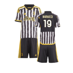 2023-2024 Juventus Home Mini Kit (BONUCCI 19)