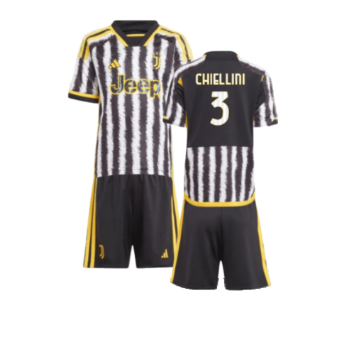 2023-2024 Juventus Home Mini Kit (CHIELLINI 3)