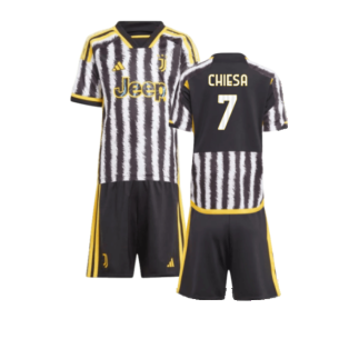 2023-2024 Juventus Home Mini Kit (CHIESA 7)