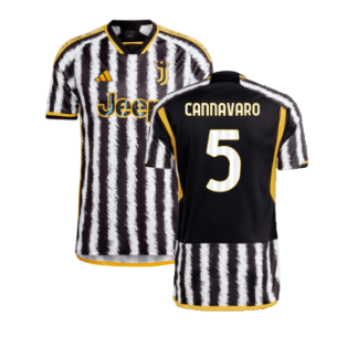 2023-2024 Juventus Home Shirt (CANNAVARO 5)