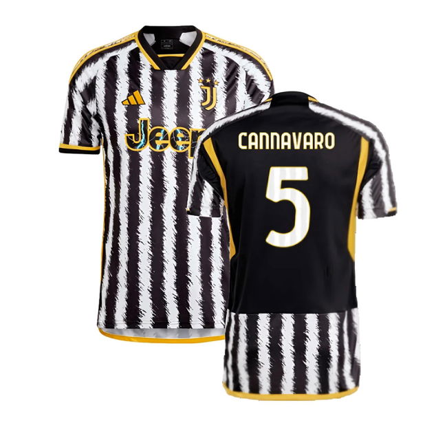 2023-2024 Juventus Home Shirt (CANNAVARO 5)