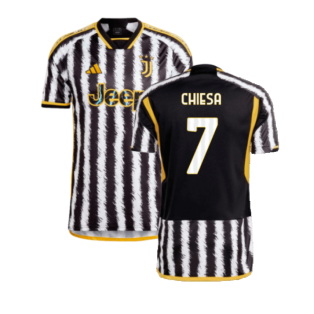 2023-2024 Juventus Home Shirt (CHIESA 7)