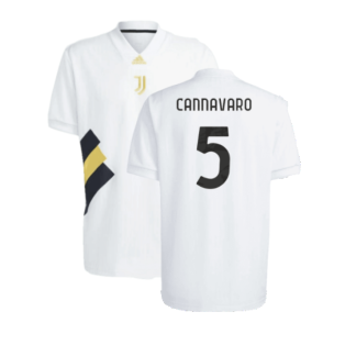 2023-2024 Juventus Icon Jersey (White) (CANNAVARO 5)