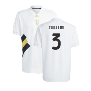 2023-2024 Juventus Icon Jersey (White) (CHIELLINI 3)