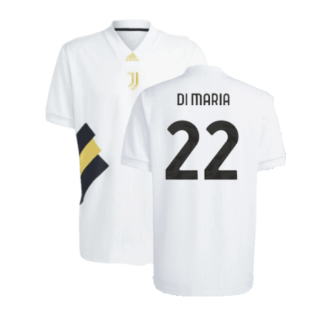 2023-2024 Juventus Icon Jersey (White) (DI MARIA 22)