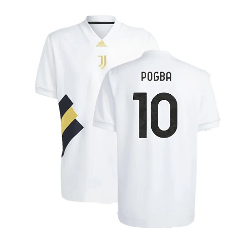 2023-2024 Juventus Icon Jersey (White) (POGBA 10)