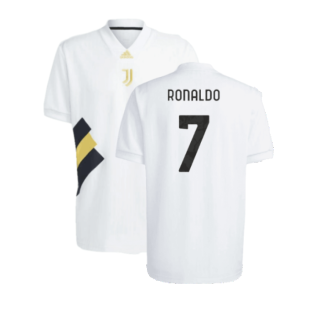 2023-2024 Juventus Icon Jersey (White) (RONALDO 7)