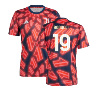 2023-2024 Juventus Pre Match Shirt (Night Indigo) (BONUCCI 19)