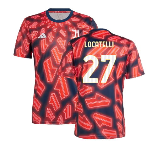 2023-2024 Juventus Pre Match Shirt (Night Indigo) (LOCATELLI 27)