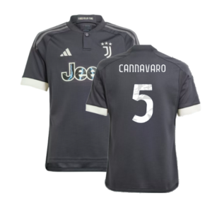 2023-2024 Juventus Third Shirt (Kids) (CANNAVARO 5)