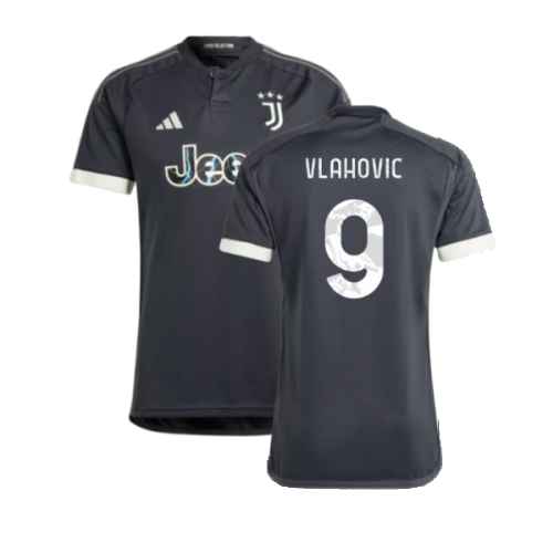 Juventus Vlahović 9番 シャツ 2024-25 Juventus Authentic Home Shirt Vlahovic #9